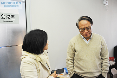 豪门国际官网临床前副总裁顾性初博士为与会者答疑解惑