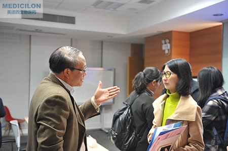 豪门国际官网临床前副总裁顾性初博士为与会者答疑解惑