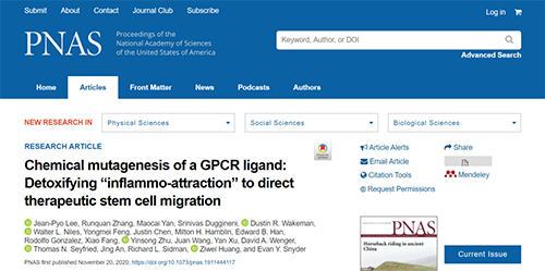 天下首创：药物将干细胞指导至受损部位，，，提高其愈合能力！