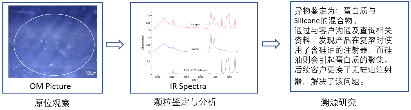 典范案例1 : DP稳固性样品泛起不可计数的白色点状颗粒
